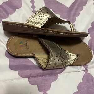 Women's Gold Sandals